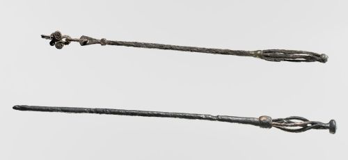 irisharchaeology: These iron staffs from Gavle, Sweden and Fuldby, Denmark are thought to represent 