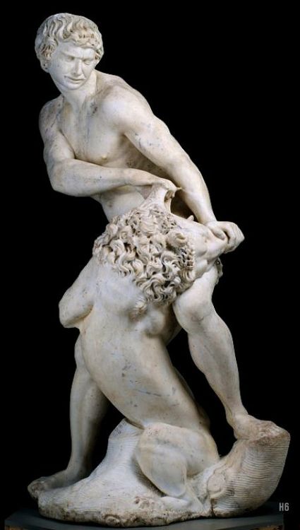 Samson and the Lion. 1604-07. Cristoforo Stati. Italian. 1556-1619. marble.