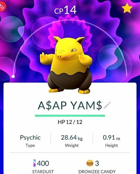 I just started and a Drowzee was casually sitting on my chest. #PokémonGo #PokemonGo (at Elkg