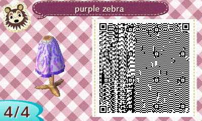 purple zebra print jumper