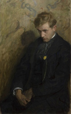 Wojciech Weiss, Melancholik (Totenmesse, Portret Antoniego Procajlowicza), 1898