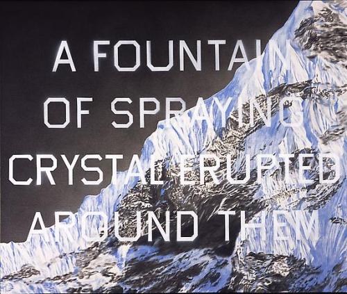 ED RUSCHA II: MOUNTAIN SERIES