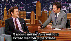 fallontonight:  archivistsrock: Matt Bomer talking about losing 35+ pounds for his role in The Normal Heart. (x)  Matt Bomer and Jimmy have very different diets.