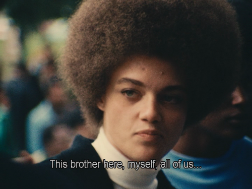fuckyeahwomenfilmdirectors:Interview with Kathleen Cleaver in Black Panthers dir. Agnès Varda (1968)