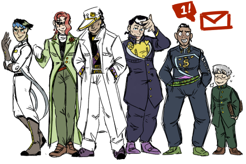 Oh yeah, we’re open for business!( This is a new JJBA askblog set in part 4, with an au where none o