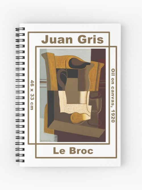 Juan Gris ~ Le Broc, 1920.Oil on canvas, 46 x 33 cm.: Spiral NotebookYou can ensure the show running