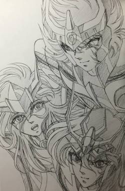 landofanimes:    Ayana Nishino’s artwork (character designer of Soul of Gold’s God Warriors)for Outerspace2 book  