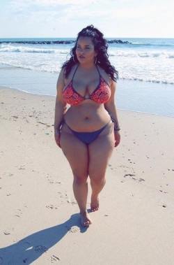 Curvy Latina Rocking A Tiny Bikini