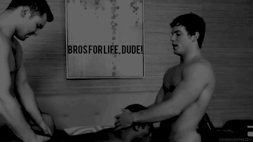 gaypornisgay:  High five, bros for life dude!  omg, I made this with my old blog.