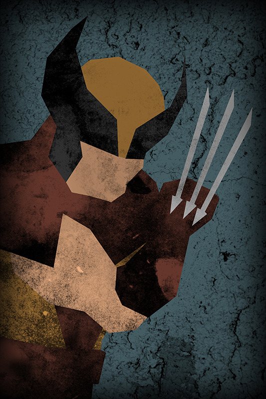 herochan:  Abstract Marvel SuperheroesSeries by Aaron Bartlett  