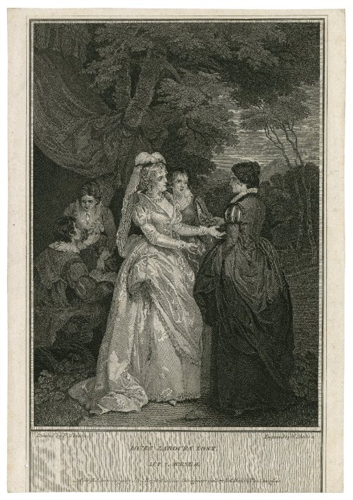 Love’s Labour’s Lost. Act V, Scene II. Engraving by William Skelton, from a painting by Francis Whea