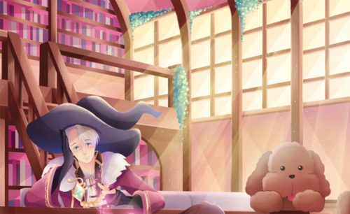 tchaalla:  Here is my preview for the @yoimagiczine !✨I put a lot of effort into the background and 