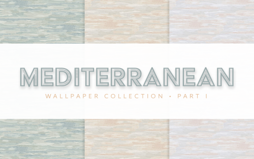 Mediterranean Walls • Part I A lovely series of walls for your Sims&rsquo; mediterrane