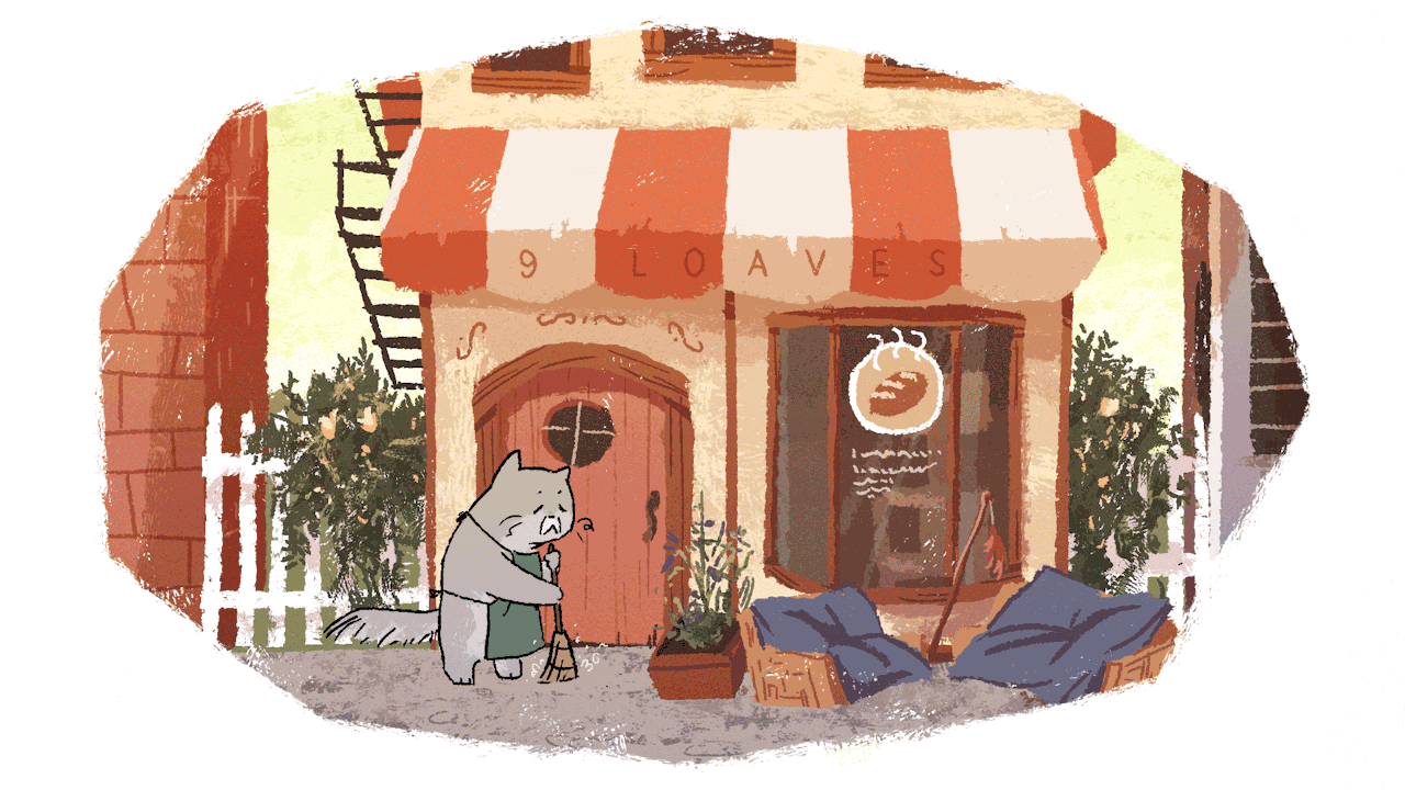 courtdraws:9 loaves, the feline bakery! (click for hq) - Tumblr Pics