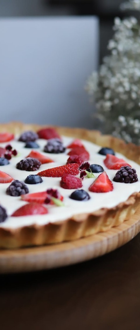Fresh Berry Mascarpone Tart Recipe