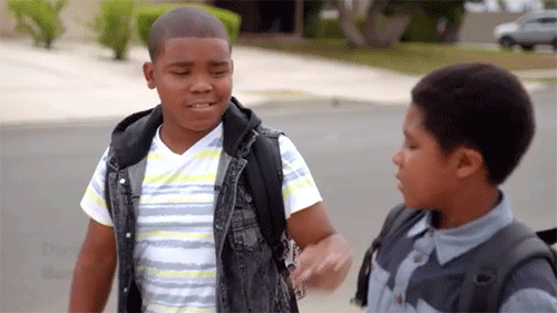 Nothing like sharing a fist bump with your sibling