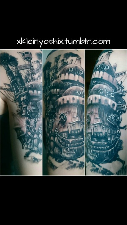 howls moving castle tattoo