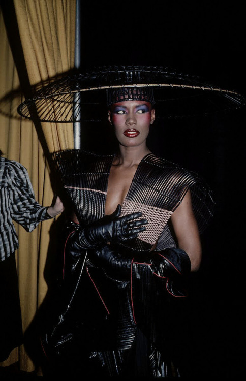 milkandheavysugar: Grace Jones attends The 25th Annual GRAMMY Awards - After Party at Biltmore Hotel