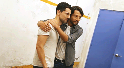 semisweetshadow:Behind the scenes con Diego Luna y Luis Gerardo Méndez (x)