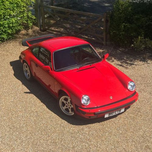 Did you know the original legendary RUF CTR was actually finished in Guards Red? The car was re-pain