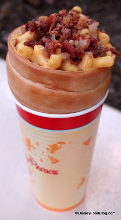 irishfan62: abbythebear:  beben-eleben:  Disney World’s Mac ‘N’ Cheese Topped With Bacon, Served In A Bread Cone  WHAT. IS. THIS. MAGIC.  Adding this to the list of “Foods I would eat even if it kills me” Like, I could have a heart attack while