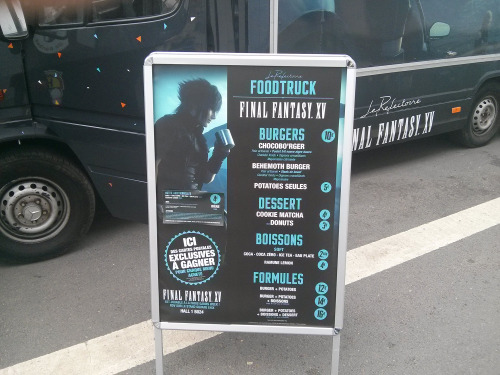 [FINAL FANTASY XV] ✪ FF Food Truck • Paris Game Week