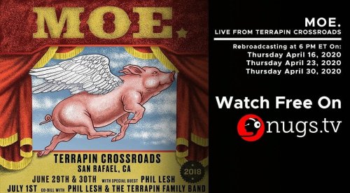Let’s relive some memoe.ries from 2018 with Phil Lesh at Terrapin Crossroads! Join us for the next three Thursdays for a free webcast on Nugs.tv