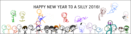 The gang is all here to wish you a happy new years to all of you!And to a hopeful new start in the y