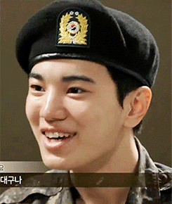 sungjongontop: flawless in uniform