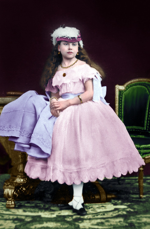  Princess Beatrice of the United Kingdom, Princess Henry of Battenberg, mid 1860s.