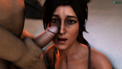 Lara Has Something On Her Face.note: Did This Just Because I Wanted To Show Off Lara’s