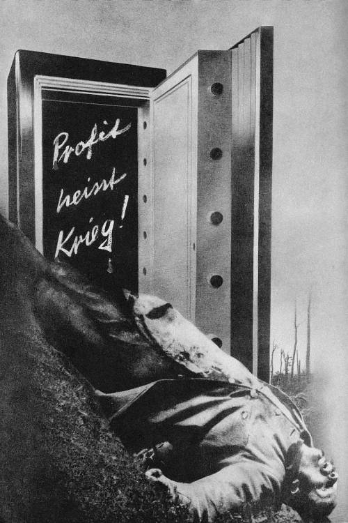 John Heartfield, 1924 - Profit means war