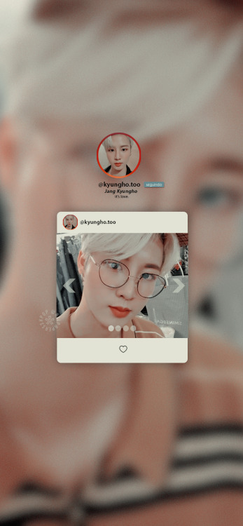 TOO - Kyungho (Instagram edit)Reblog if you save/use please!!Open them to get a full hd lockscreendo