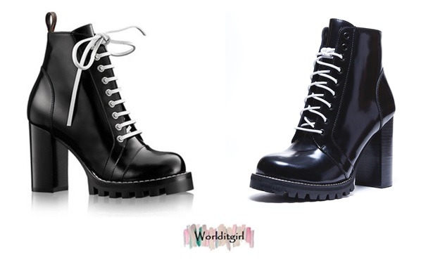 Ariana Grande Style — Ariana wore the leather boots from Alaïa. You can