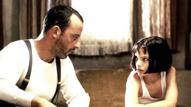 zisuniverse:Jean Reno and young Natalie Portman in Léon the Professional (1994) 