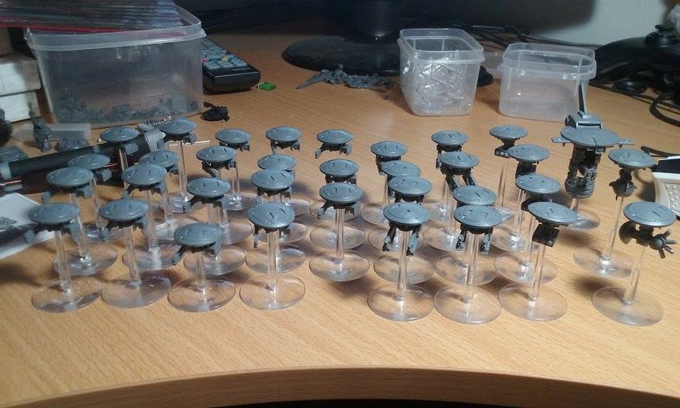 engagement smart Supersonic hastighed Experiments in Kitbashing — DRONES! 19 Marker Drones, 8 Gun Drones, 4  Missile...