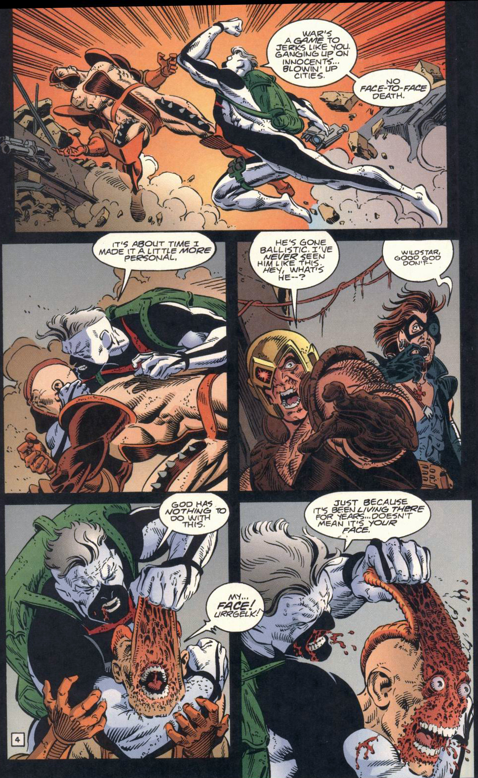 COOL PAGES — Wildstar #1 (Image Comics - March 1993) Writer:...