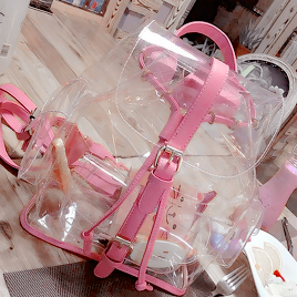 planetarian: clear cute backpack  || discount code: tumblr-Feb04    ♡ $60 off for new users ♡