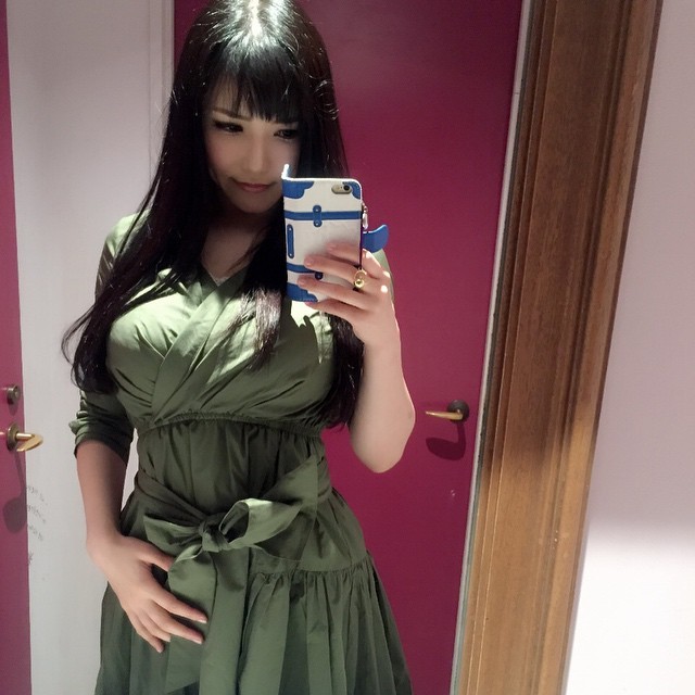 自撮り。