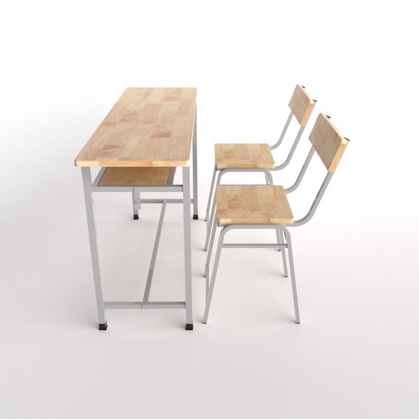 Mặt bàn ghế học sinh gỗ ghép cao su