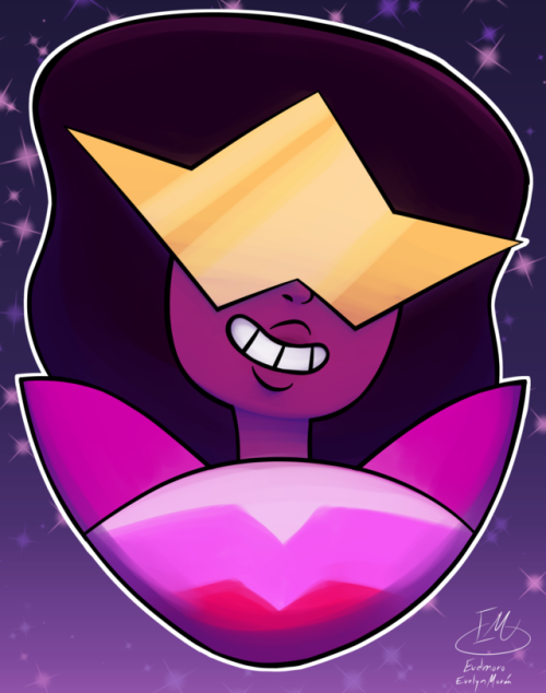  I drew Garnet! She was also fun to draw! I still want to draw more Steven Universe characters! 