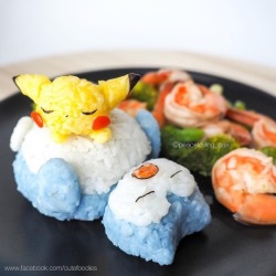 retrogamingblog:  Pokemon Rice Art made by peaceloving_pax