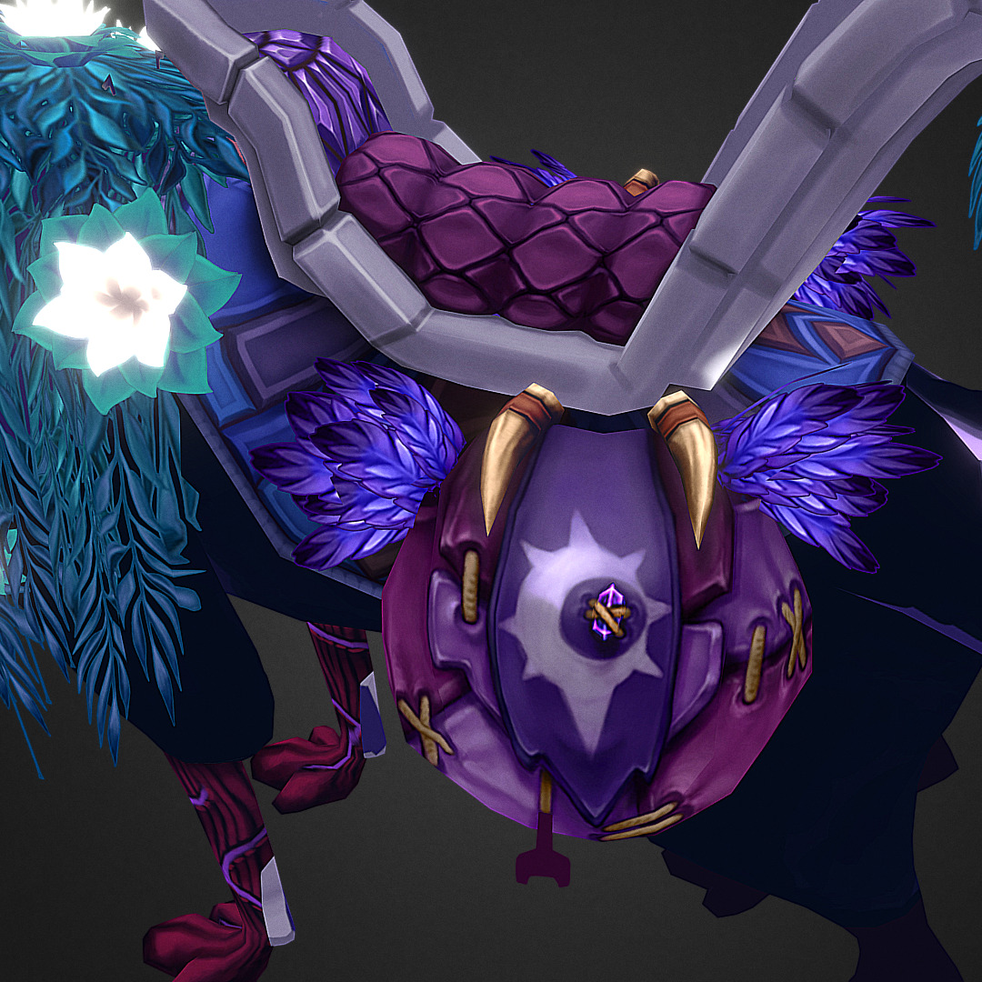 future-self-journey:  WoW Mount :  Last night’s work, still to do ! 
