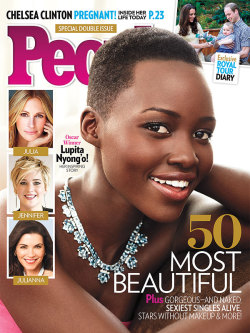 isaia:  blackpowerisforblackmen:  Lupita was recently named the most beautiful by People’s Magazine, and some of their readers expressed their dissatisfaction with this decision  in the comment section. One reader even commented that Lupita didn’t