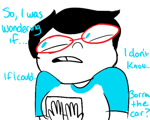 ask-crockercutie:  How did he even get here before me with out the car?