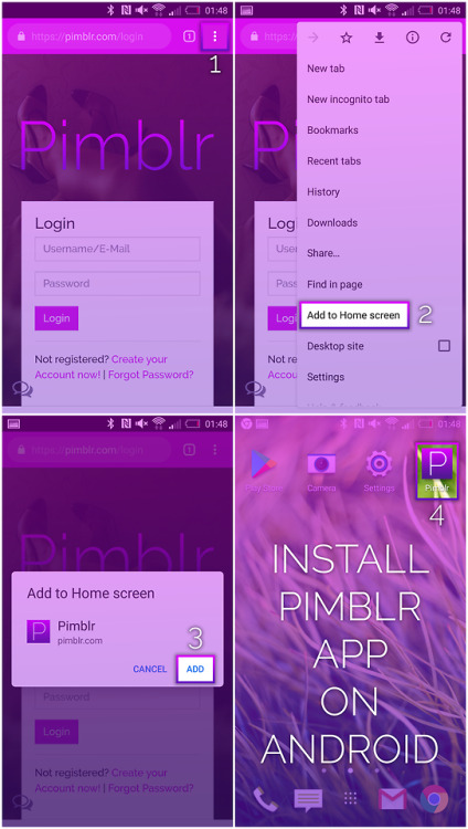 Install Pimblr App on Android in 4 stepshttp://pimblr.com