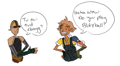 mollyillustrates:  Tidus made me so mad Like, ‘wow these ppl r speaking a weird language 