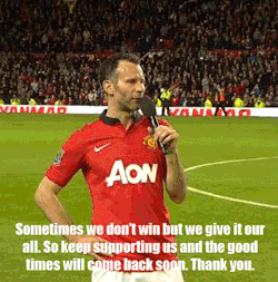 yahoosoccer:  Tearful Giggs coy on Manchester