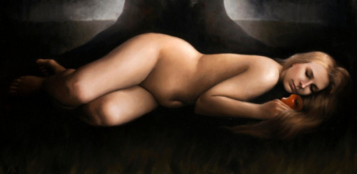 Porn artbeautypaintings:  Eve -  Frøydis Aarseth photos