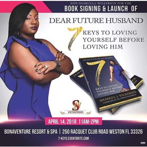 Book signing brunch just days away! Dear Future Husand….....Join @SharezaJWilkerson as she re